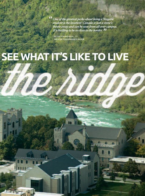 Niagara University Senior Viewbook 2018-2019
