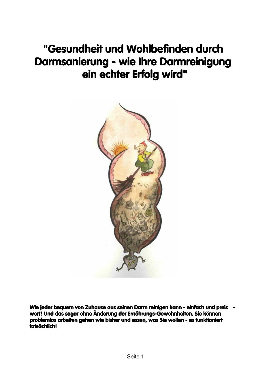 1 Free Magazines From Darmsanierung Darmreinigung De