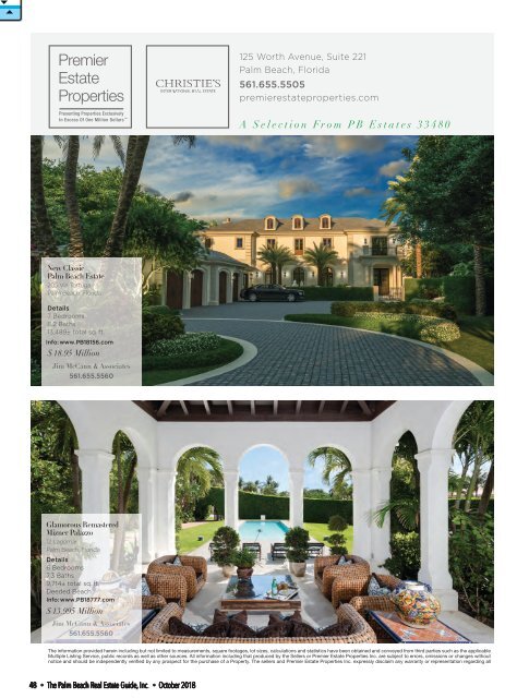 October 2018 Palm Beach Real Estate Guide