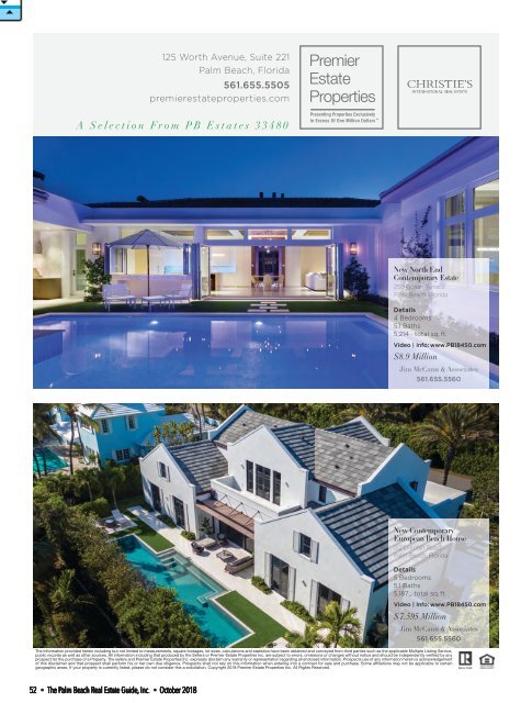 October 2018 Palm Beach Real Estate Guide