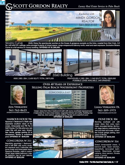 October 2018 Palm Beach Real Estate Guide