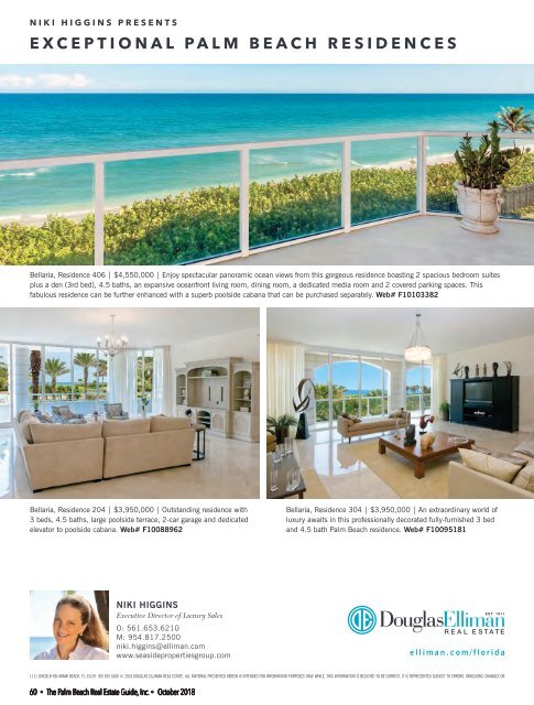 October 2018 Palm Beach Real Estate Guide