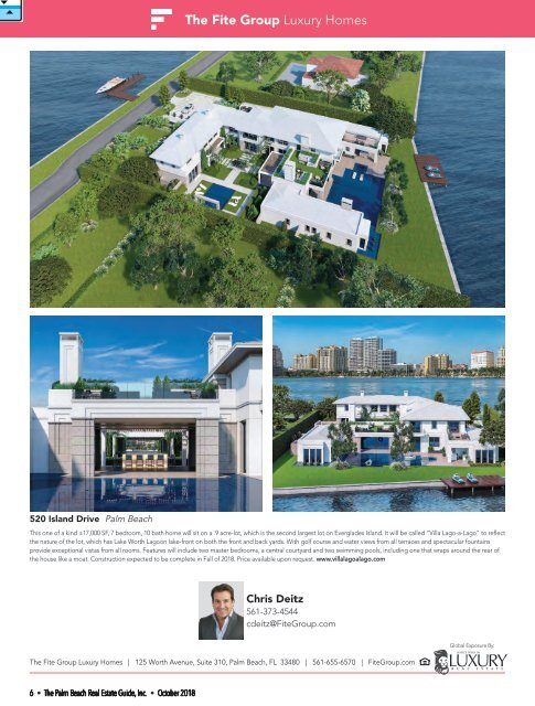 October 2018 Palm Beach Real Estate Guide