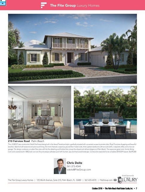 October 2018 Palm Beach Real Estate Guide