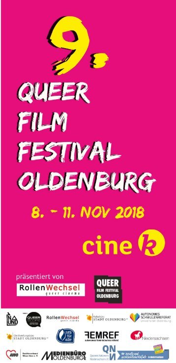 Queer Film Festival Oldenburg 2018 Cin k Programmheft