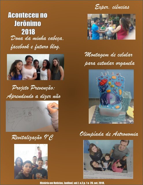 Revista 9°B #guerrafriaemnoticias segundo semestre 2018