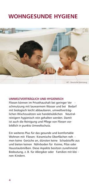 REINIGUNGS- UND PFLEGEHINWEISE - Steuler-Fliesen GmbH