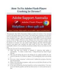 How To Fix Adobe Flash Player Crashing In Chrome