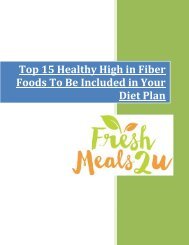 Top 15 healthy high fibers food to be included in your diet plan