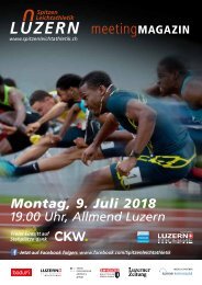 Spitzen Leichtathletik Luzern 2018