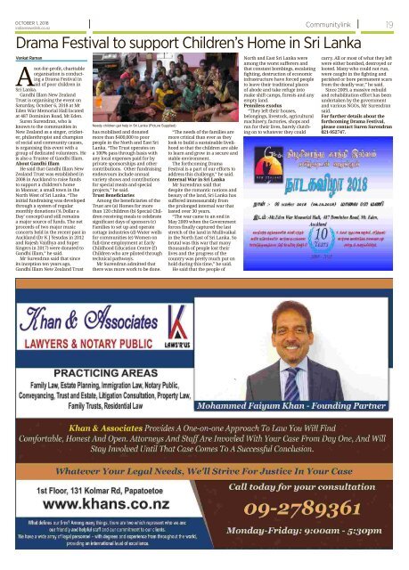 Indian Newslink October 1 2018 Digital Edition