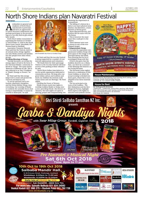 Indian Newslink October 1 2018 Digital Edition