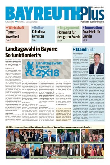 Bayreuth Plus - Ausgabe 30.09.2018