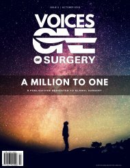 A Million To One - Voices of One Surgery - Issue 3: October 2018