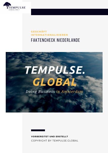 TEMPULSE.GLOBAL MAGAZIN Niederlande und Amsterdam