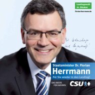 Wahlbroschüre Dr. Florian Herrmann
