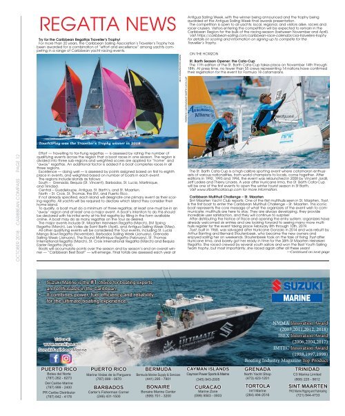 Caribbean Compass Yachting Magazine - October 2018