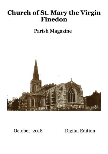 St Mary's October 2018 Parish Magazine