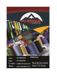 AL Niker Sports Catalogue
