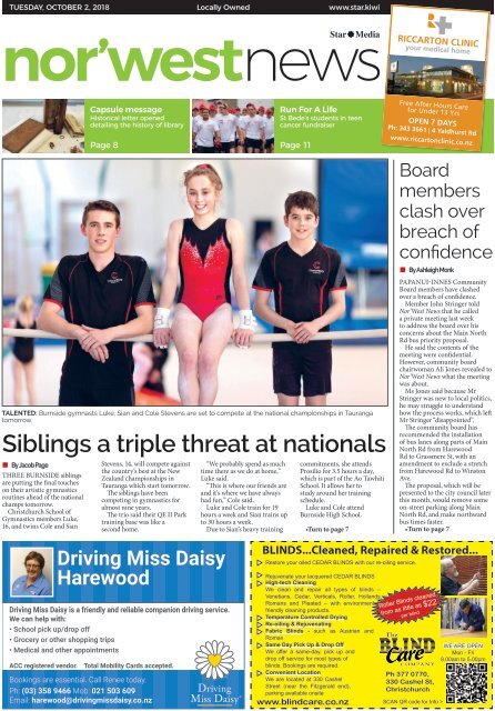 Nor'West News: October 02, 2018