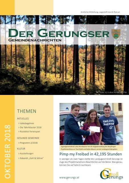 Der Gerungser - Oktober 2018