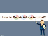 How to Repair Adobe Acrobat-converted