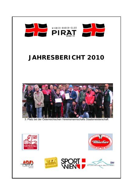 JAHRESBERICHT 2010 - WRC-Pirat