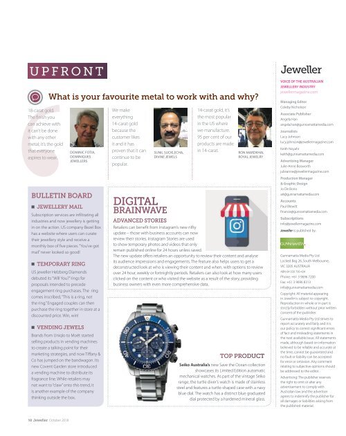 Jeweller - October 2018