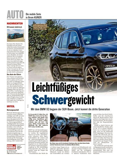 Berliner Kurier 29.09.2018