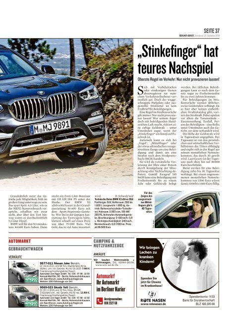 Berliner Kurier 29.09.2018