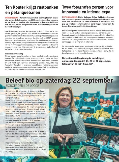 Editie Ninove 19 september 2018