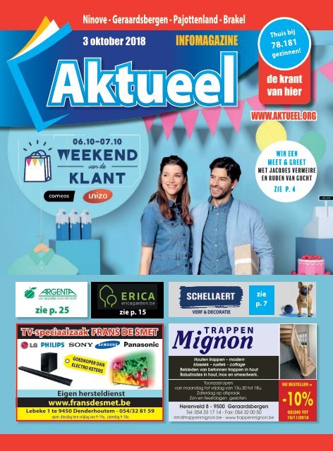 Editie Ninove 3 oktober 2018