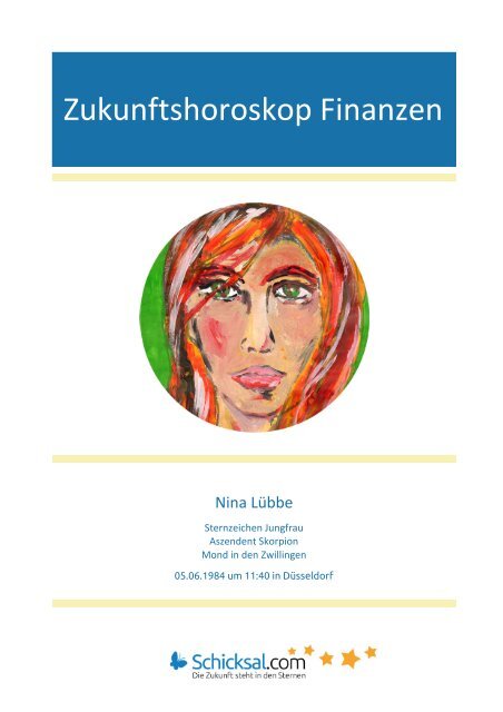 Zukunftshoroskop Finanzen Nina