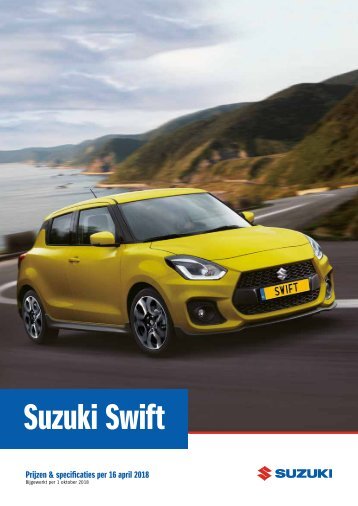 Suzuki Prijslijst Suzuki Swift (nedc)