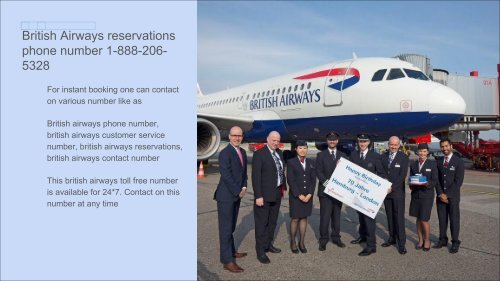 British Airways Manage Booking 1-888-206-5328 