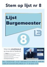 Lijst Burgemeester Affligem Gazet 5 