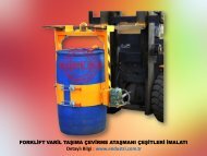 forklift varil aktarma tasima cevirme sistemleri uretimi fiyati