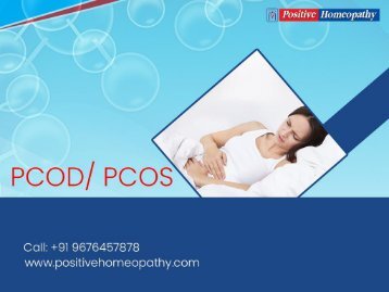 Homeopathy treatment for PCOD in Bangalore | Homeopathic medicine for PCOD