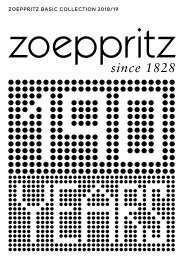 zoeppritz since 1828 - Collection 2018/2019