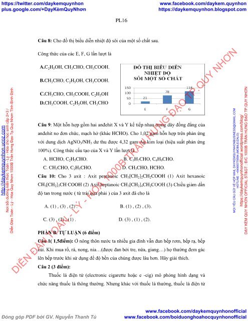 Phát triển năng lực giải quyết vấn đề cho học sinh thông qua dạy học tích hợp chương Anđehit - Xeton - Axit Cacboxylic hóa học 11 trung học phổ thông