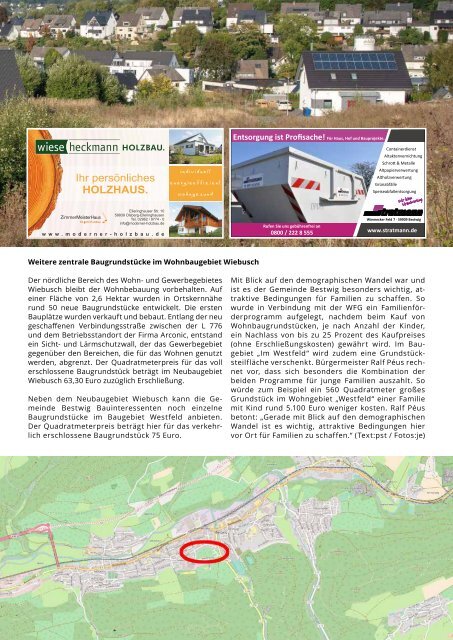 BAULOKAL MAGAZIN SAUERLAND AUSGABE 2018.4 HERBST