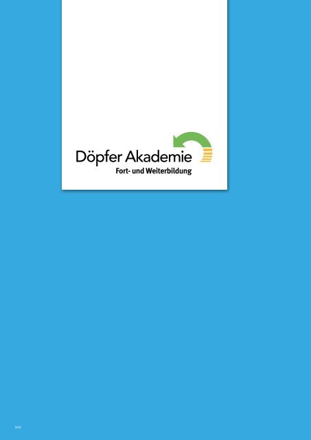 Fortbildungskatalog Köln 2019 - Döpfer Akademie