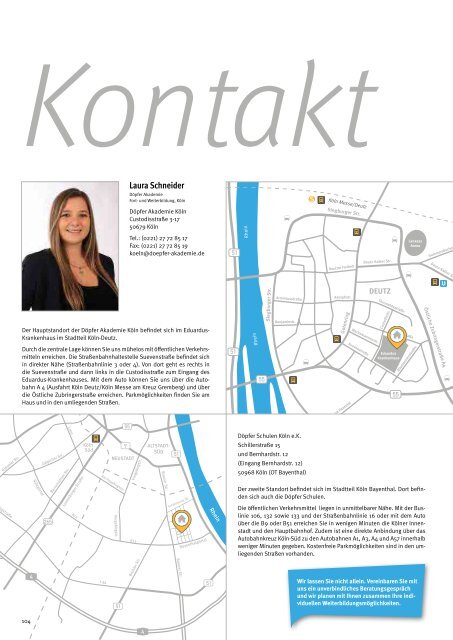 Fortbildungskatalog Köln 2019 - Döpfer Akademie