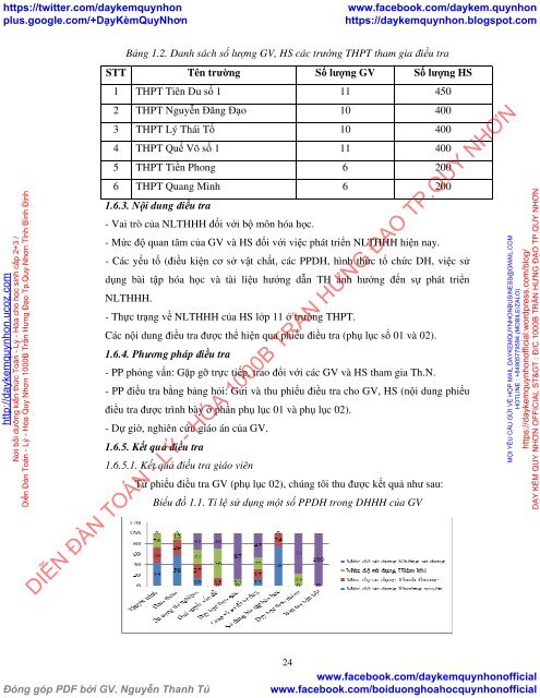 Phát triển năng lực thực hành hóa học cho học sinh thông qua dạy học chương Sự điện li- Hóa học 11- Trung học phổ thông (2017)