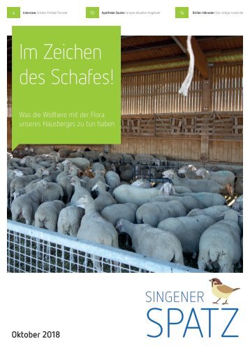 Singener Spatz Oktober 2018 26.09.18