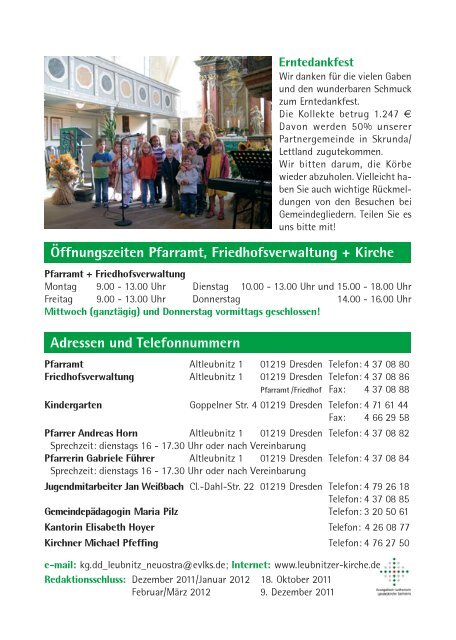 12-01 - Ev. - Luth. Kirchgemeinde Dresden-Leubnitz-Neuostra