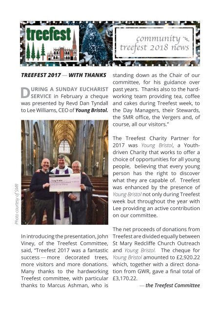 St Mary Redcliffe Church Parish Magazine - October 2018