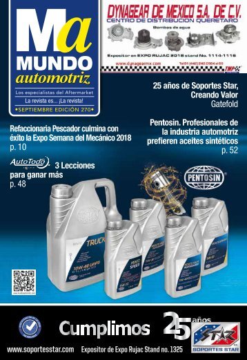 Revista Mundo automotriz 270 Septiembre 2018