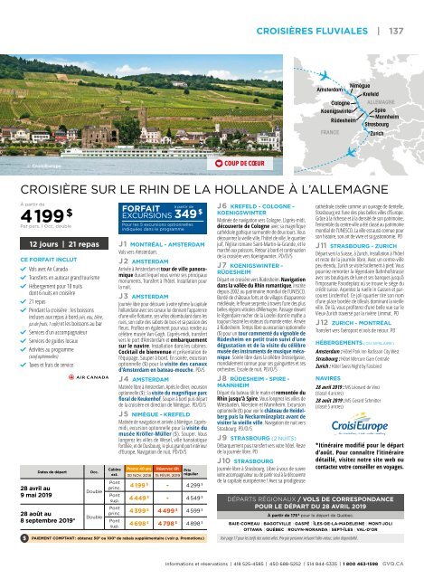 Brochure Forfaits accompagnés 2019 - édition 40e anniversaire