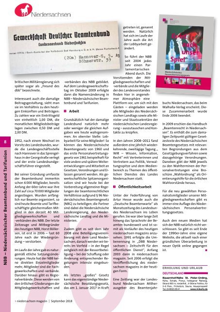 Niedersachsen Magazin September 2018